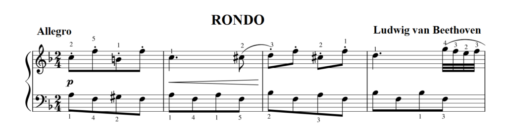 Beethoven - Sonatina in F Major Anh.5 - Rondo